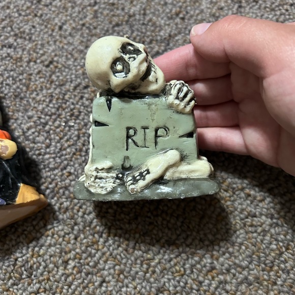 Vintage Halloween Candle Set - Witch, Skeleton, Pumpkin - Picture 4 of 7